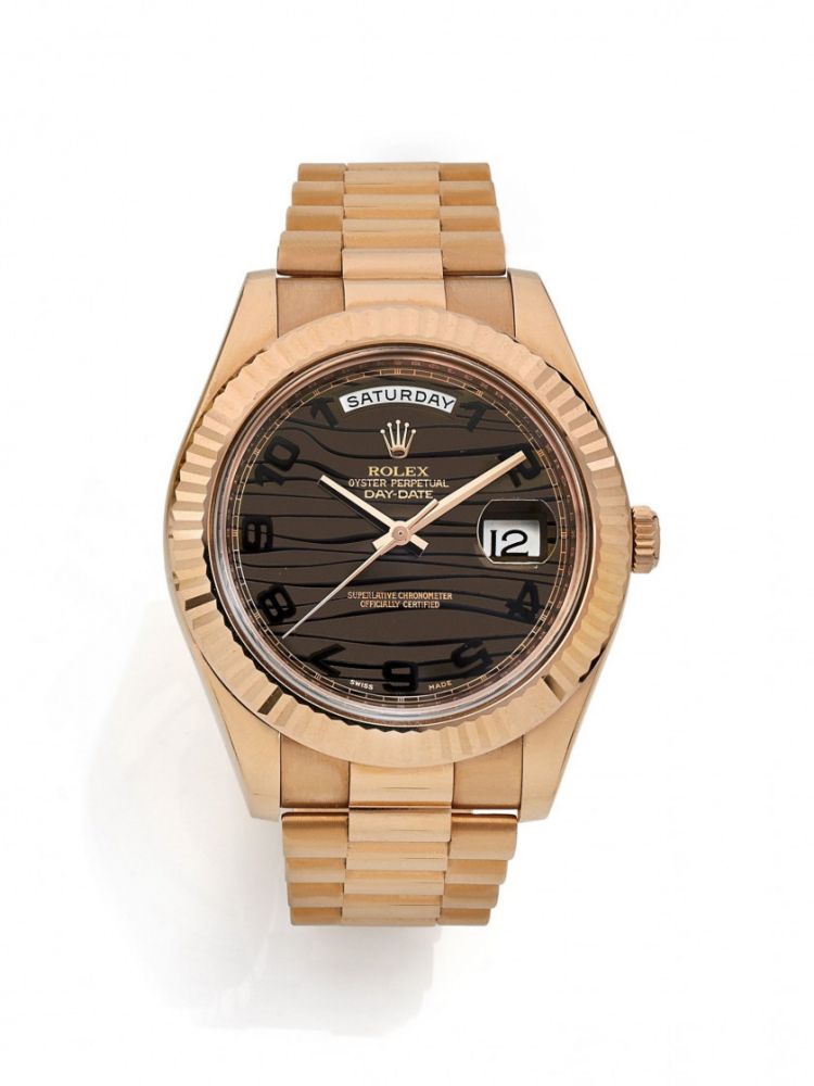 ROLEX,Day Date Wave Dial', réf. 218235, n° V223271