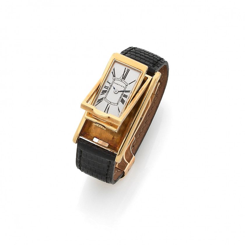 Cartier Tank Basculante second hand prices