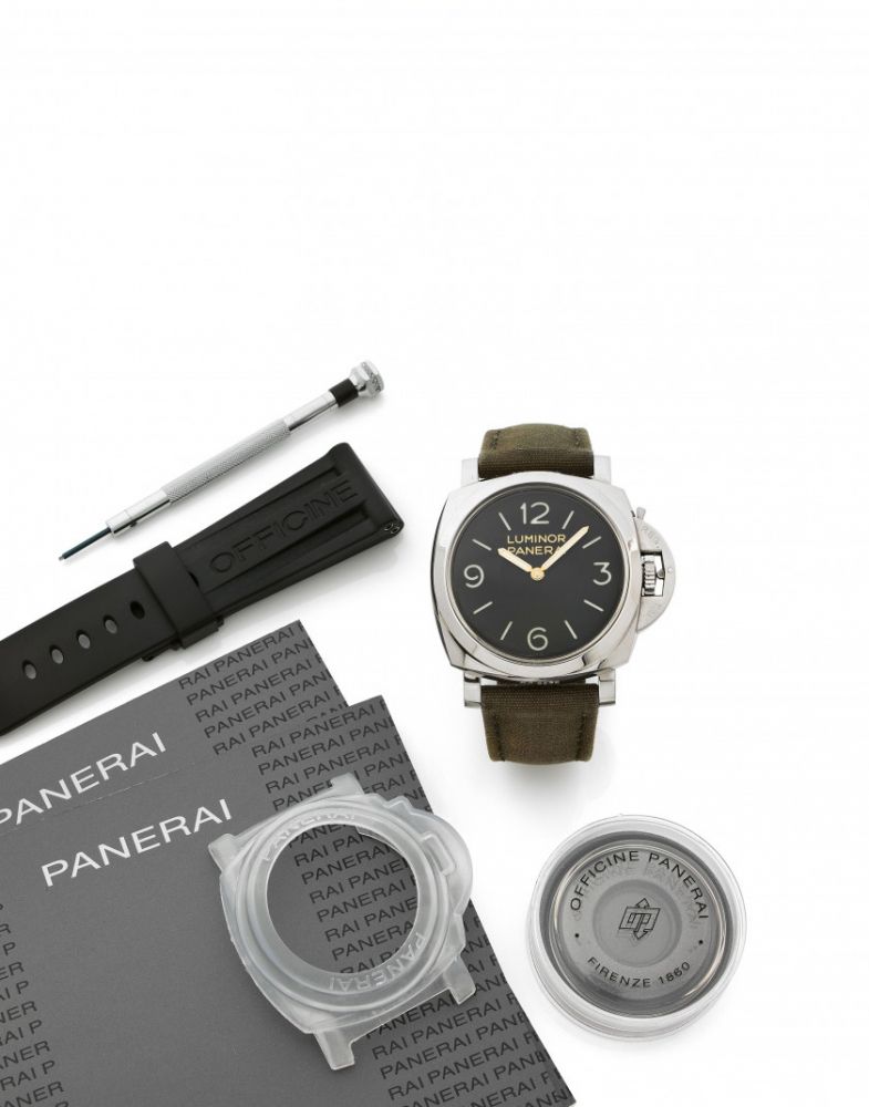 PANERAI Luminor 1950 3 days PAM00606, n° OP6835 / BB 1681818,Edition limitée à 100 exemplaires pour Hong Kong, n° Q001/100,Vers 2015