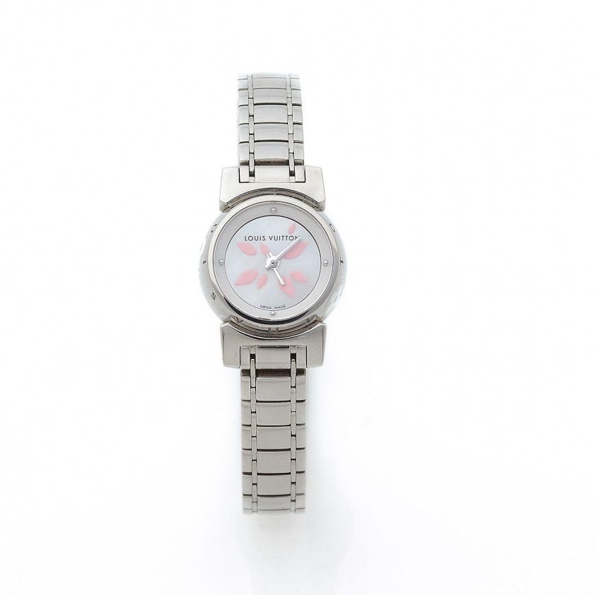 Tambour Moon Dual Time, Quartz, 35mm, Steel - Watches
