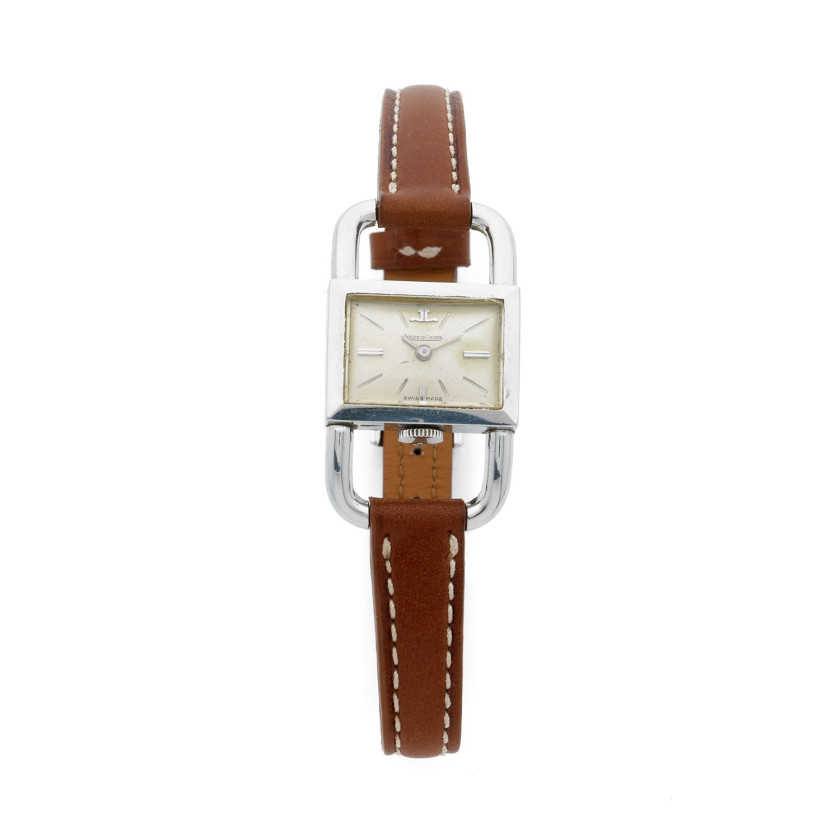 JAEGER LECOULTRE revendu par HERMÈS,Étrier, réf. n° 1670 / 1608400 / 1302686