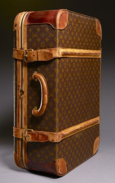 Louis VUITTON valise semi-rigide toile monogramme. Etat d'usage.