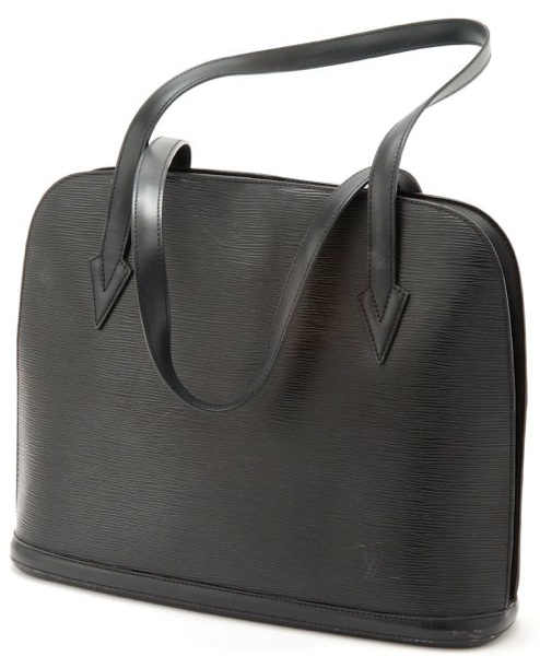 Louis Vuitton Mocha Brown Epi Leather Lussac Bag.  Luxury