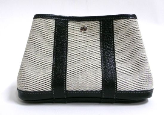 HERMES Paris made in france Pochette  Garden  en toile chin