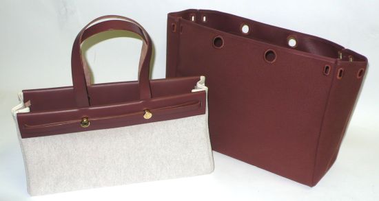 HERMES Paris made in france Sac Herbag Cabas en toile chin