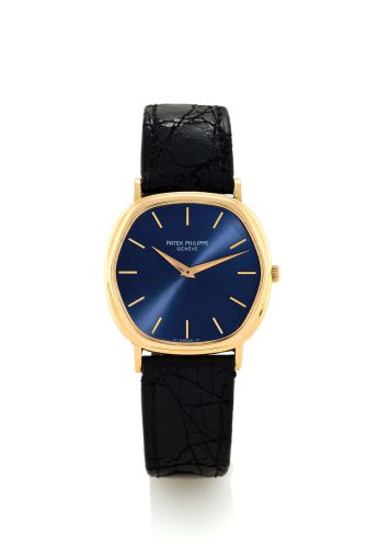 PATEK PHILIPPE REF 3861, SELF-WINDING.Patek Philippe, Genève, movement No.1192827, case No.555204, Ref. 3861. Made.circa 1980..Fine and rare, hexagonal, self-winding, 18K yellow gold wristwatch with an 18K.yellow gold Patek Philippe buckle.