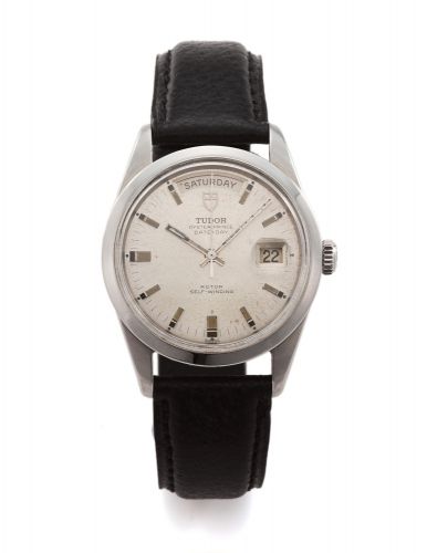 TUDOR REF. 7017/0 DATE DAY STEEL.Tudor, Oyster Prince, Date-Day, Rotor, Self-Winding, Ref. 7017/0, case made by Rolex, Geneva. Made in the 1960's..Fine, center seconds, self-winding, water-resistant, stainless.steel wristwatch with day and date.