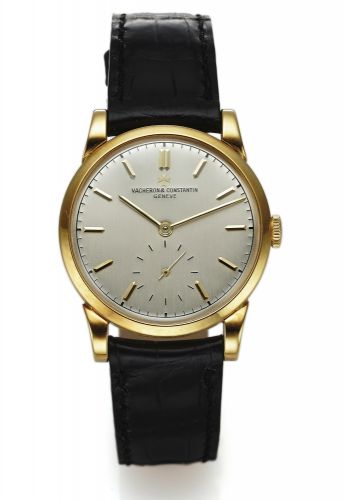 VACHERON & CONSTANTIN.REF. 6032 YELLOW GOLD.Vacheron & Constantin, Genève, No. 513316.case No. 343151, Ref. 6032. Made in the 1950s..Fine, 18K yellow gold wristwatch with an 18K.yellow gold Vacheron & Constantin buckle.