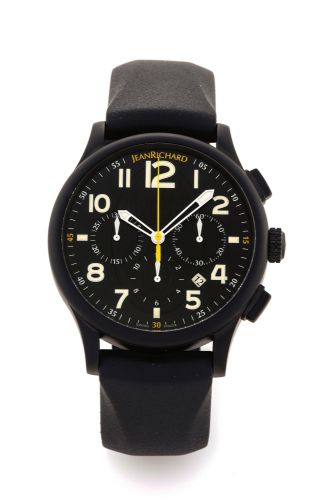 DANIEL JEAN RICHARD, REF. 32112, CHRONOGRAPH FOR JUVENTUS.Daniel Jean Richard, Bressel Chronograph, No. 15, Ref. 32112. Made circa 2000..Fine, self-winding, water-resistant, PVD-coated stainless steel wristwatch with square.button chronograph, registers, 