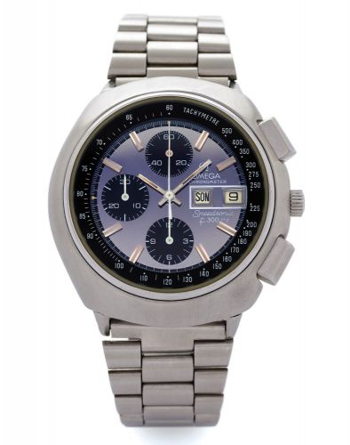 OMEGA SPEEDSONIC ELECTRONIC CHRONOMETER.Omega Chronometer, Speedsonic, f300 Hzù, No. 38414237.Ref. ST 188.0001 / 388.0800. Made circa 1975..Fine and rare stainless steel electronic wristwatch with.square button chronograph, 12-hour and 30-minute registers