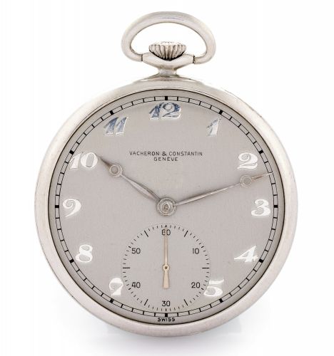 VACHERON & CONSTANTIN ALUMINIUM WATCH.Vacheron & Constantin, Genève, No. 456298, case No..319075, Ref. 4348. Made for Canadian Aluminium Limited.circa 1950..Very fine and rare, lightweight, aluminum keyless dress.watch with aluminum movement and Breguet d