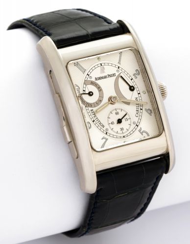 AUDEMARS PIGUET EDWARD PIGUET.MINUTE REPEATER LIMITED EDITION PLATINUM.Audemars Piguet, Edward Piguet Repetition Carillon, Edition Limitée 20pcs, movement No..486259, case No. E 41971, Ref. 25935PT. Made in a limited edition of 20 pieces in 2000..Very fin