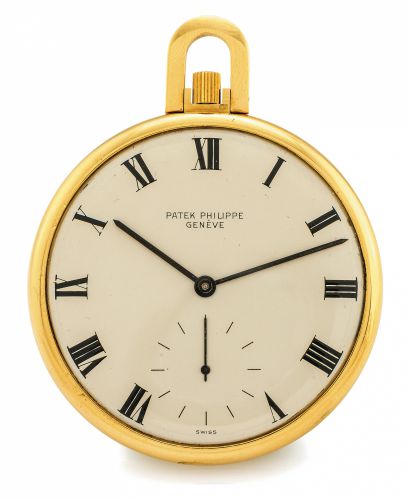PATEK PHILIPPE, REF. 715.DRESS WATCH YELLOW GOLD.Patek Philippe, Genève, movement No. 893065, case No..432041, Ref. 715. Made in 1966, sold on October 31st, 1966..Very fine, 18K yellow gold, keyless dress watch.