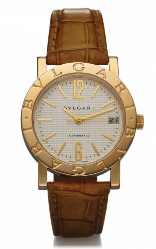 BULGARI REF. BB33GL YELLOW GOLD.Bulgari, Automatic, case No. D0814, Ref. BB33GL. Made circa 2005..Fine, center seconds, water-resistant, self-winding, 18K yellow.gold wristwatch with date and an 18K yellow gold Bulgari double.deployant clasp. Accompanied 