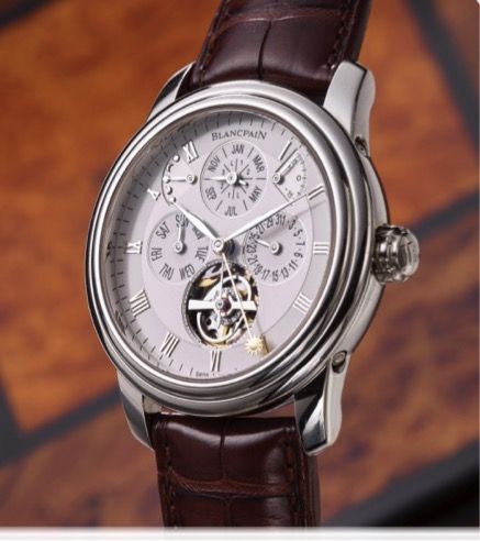 BLANCPAIN LE BRASSUS EQUATION.MARCHANTE CALENDRIER PERPETUEL PLATINUM.Blancpain, Le Brassus Equation Marchante Calendrier Perpétuel, No. 41/50..Made in a limited edition of 50 pieces circa 2008..Very fine, self-winding, water-resistant, platinum wristwatc