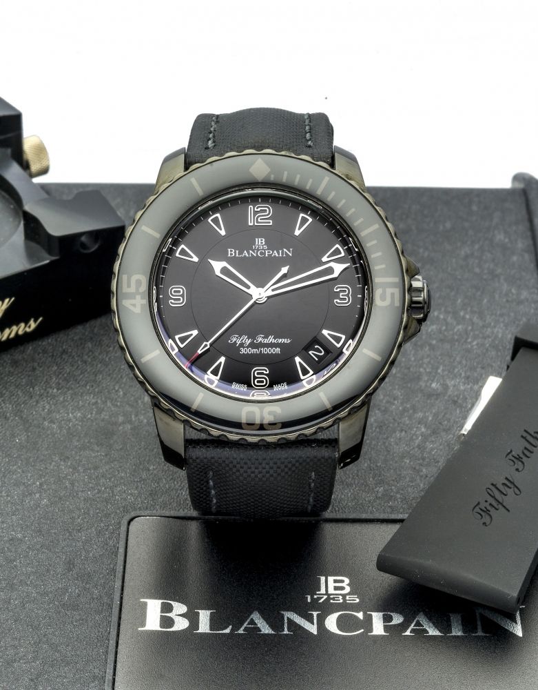 used blancpain fifty fathoms