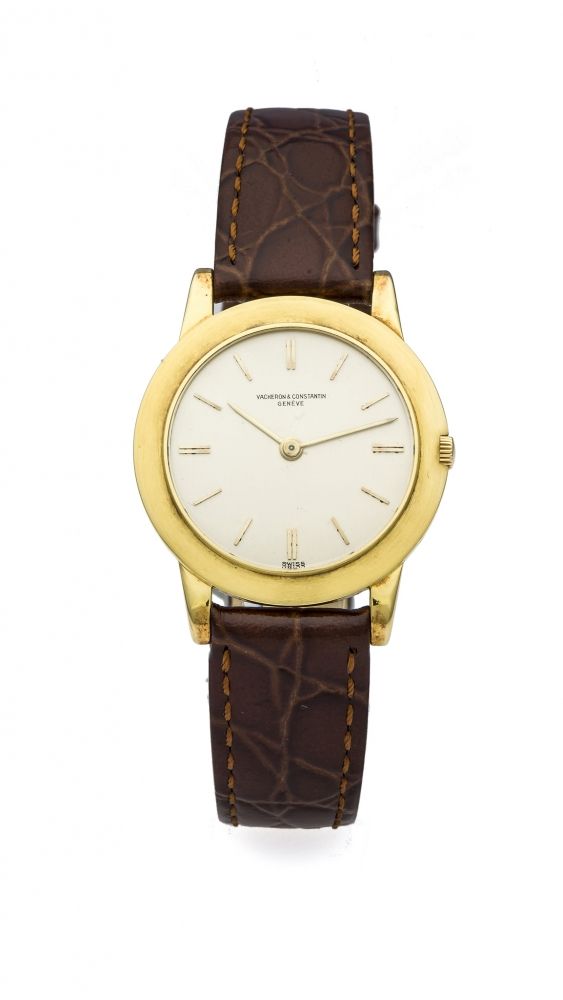 VACHERON CONSTANTIN LADY'S REF. 6219 MECHANICAL YELLOW GOLD Fine, manual-winding, 18K yellow gold lady's wristwatch.