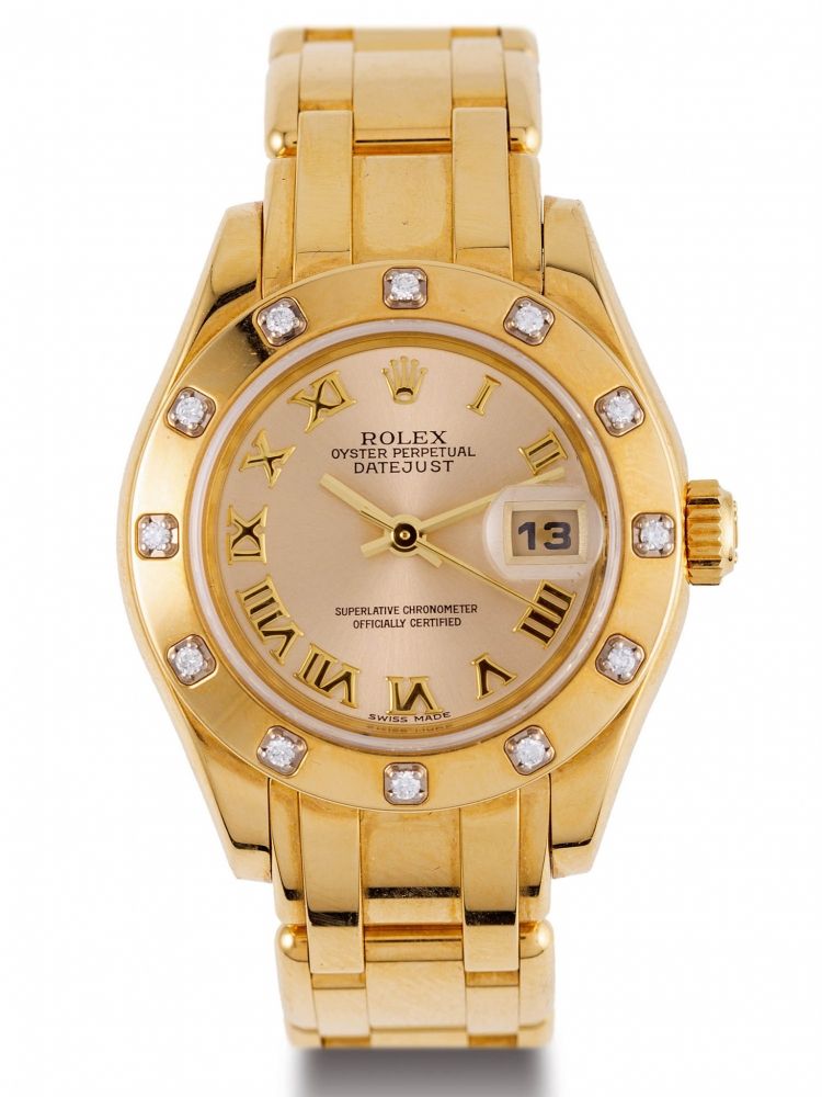 Rolex Lady Datejust Pearlmaster second 