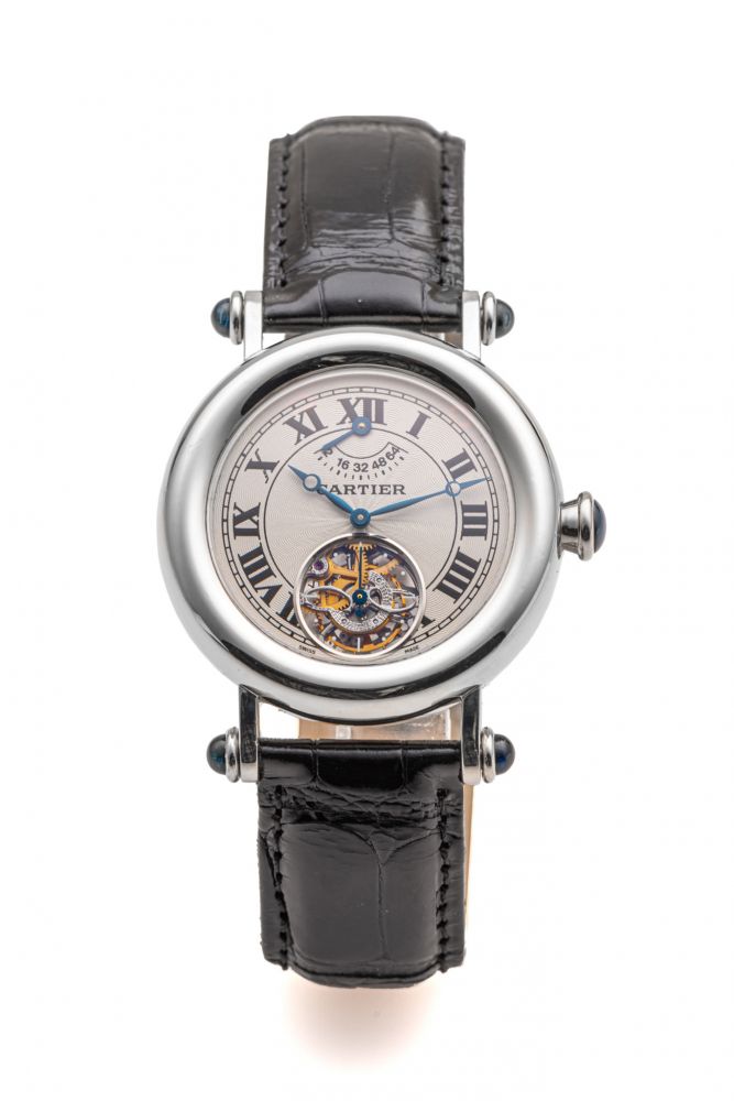 CARTIER, REF. 2051, DIABOLO, TOURBILLON, PLATINUM
