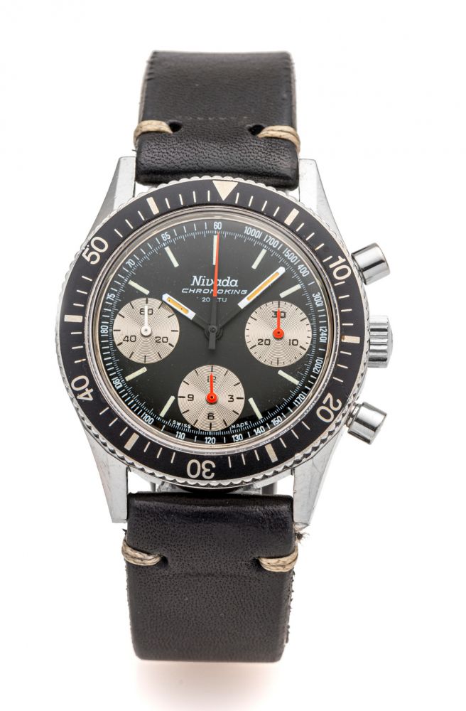 NIVADA, CHRONOKING, CHRONOGRAPH, STEEL