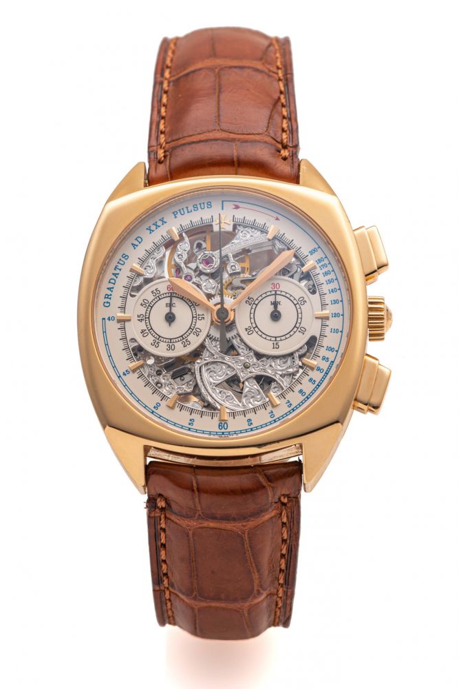 VACHERON CONSTANTIN, MEDICUS CHRONOGRAPH, PINK GOLD, No. 10/10