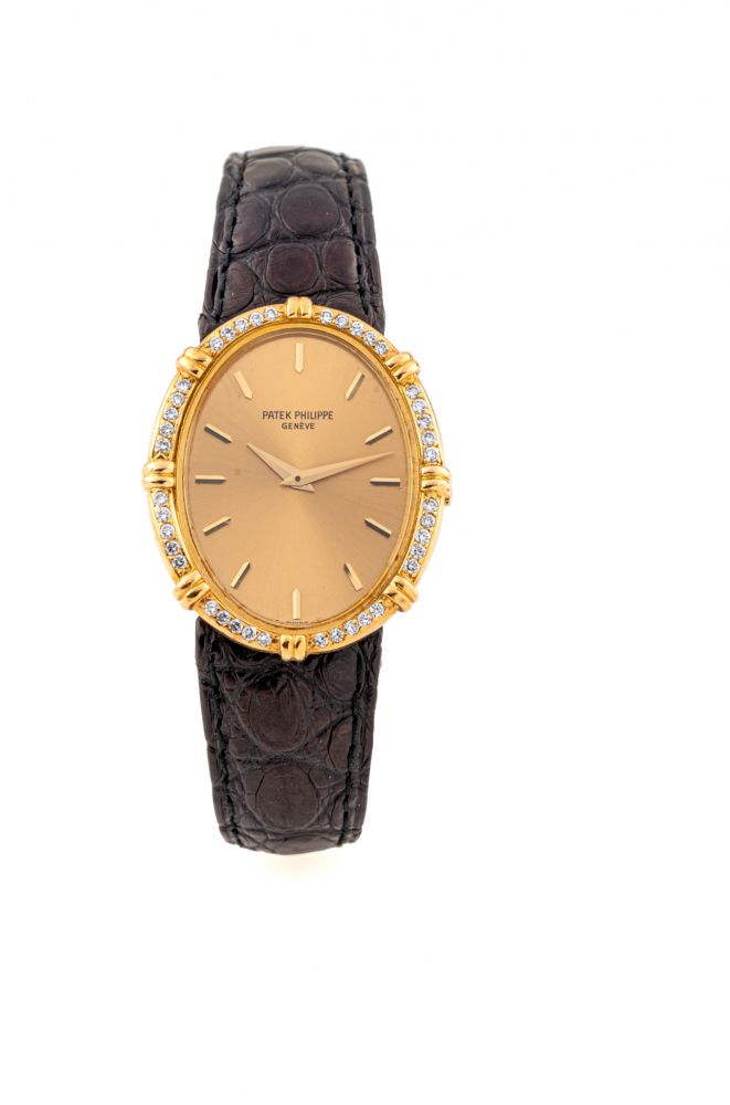 PATEK PHILIPPE, REF. 4286, DIAMOND BEZEL, YELLOW GOLD