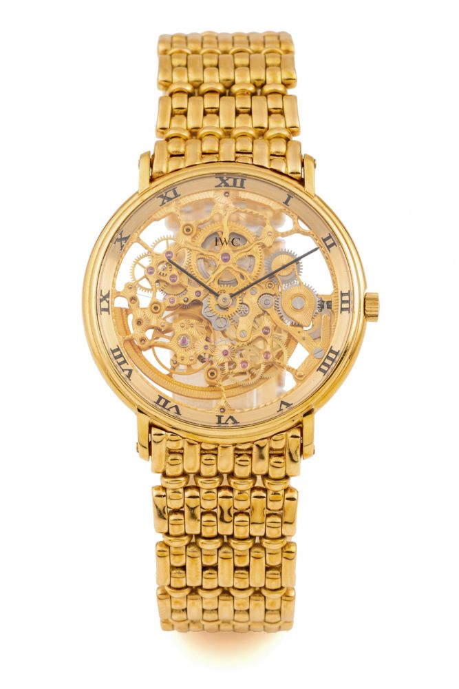IWC, REF. 2701, SKELETON, YELLOW GOLD