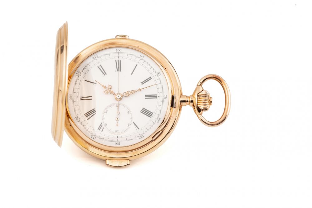 CHRONOGRAPH, MINUTE-REPEATING, GOLD
