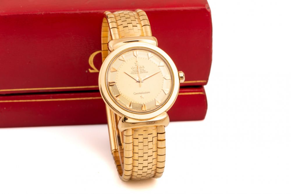 OMEGA, REF. 2930, CONSTELLATION DELUXE, PINK GOLD