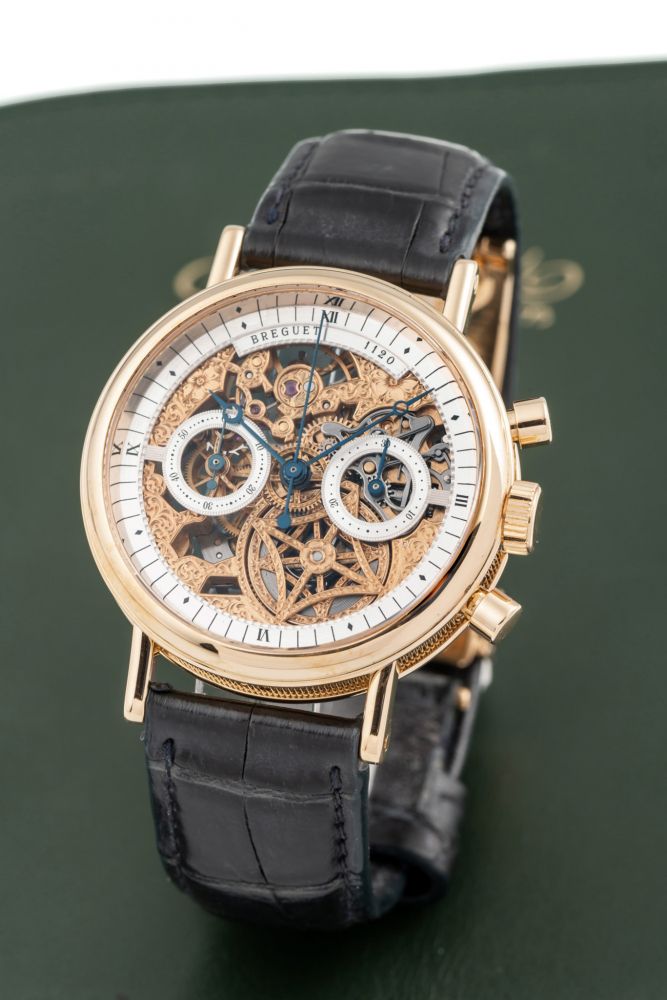 BREGUET, REF. 3235, SKELETON CHRONOGRAPH, GOLD