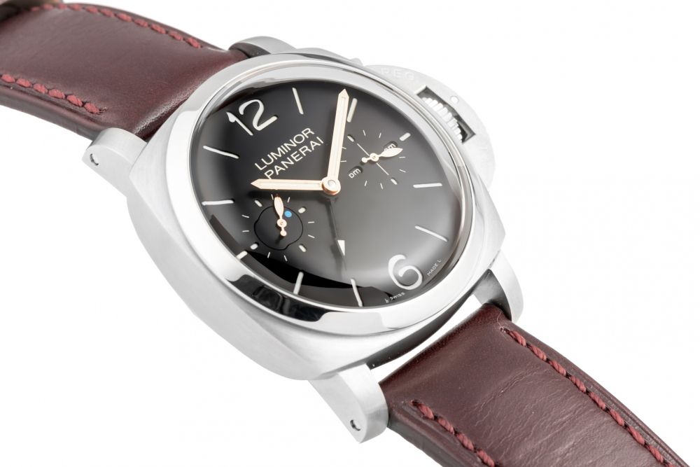OFFICINE PANERAI, REF. PAM 00276, LUMINOR 1950 TOURBILLON GMT, STEEL LIMITED EDITION, 079/100