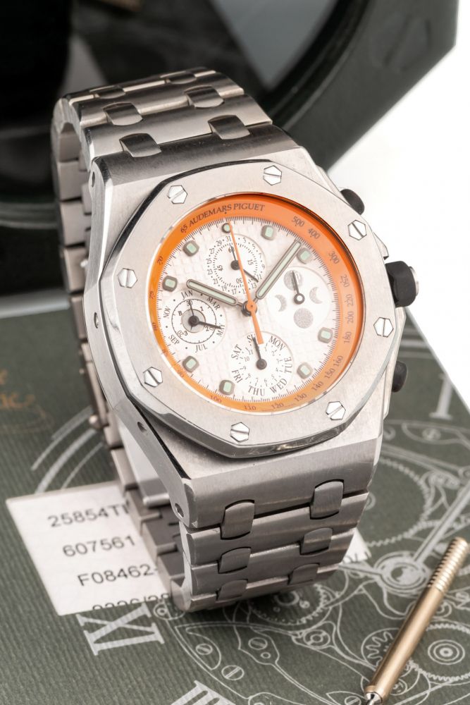 AUDEMARS PIGUET, REF. 25854, OFFSHORE PERPETUAL CALENDAR CHRONOGRAPH, TITANIUM