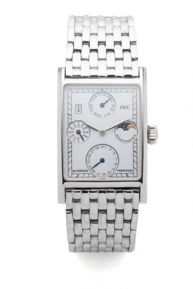 IWC, REF. 3545, NOVECENTO PERPETUAL CALENDAR, PLATINUM