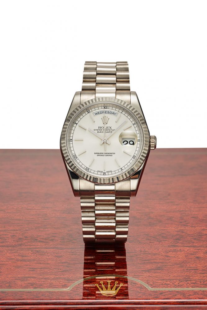 Rolex Day-Date 36 White Gold 118239 Price as of May 2025