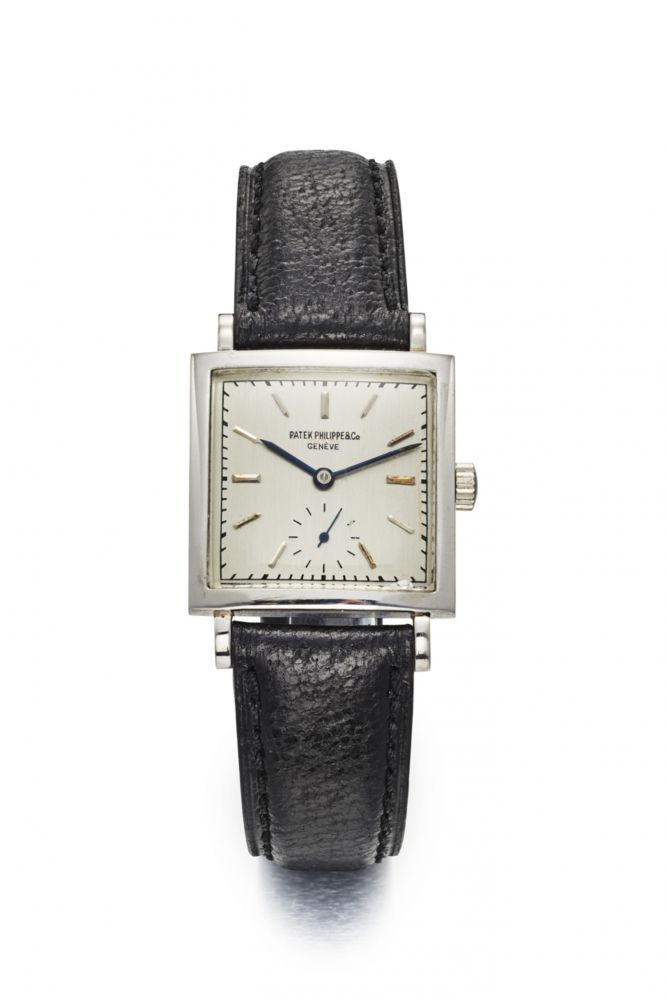 PATEK PHILIPPE REF. 1431, SMALL STRAIGHT LUGS. PLATINUM