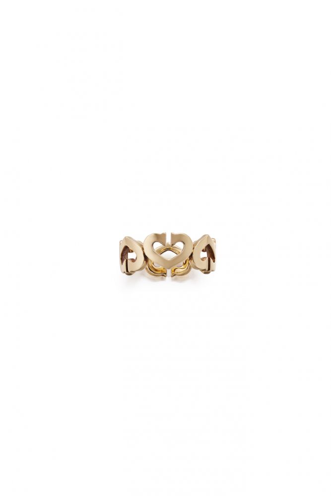 CARTIER C DE CARTIER 18K YELLOW GOLD RING