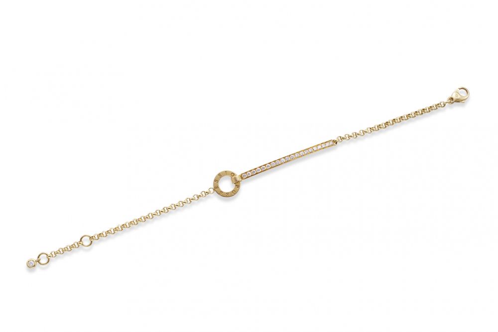 PIAGET POSSESSION 18K YELLOW GOLD DIAMOND BRACELET