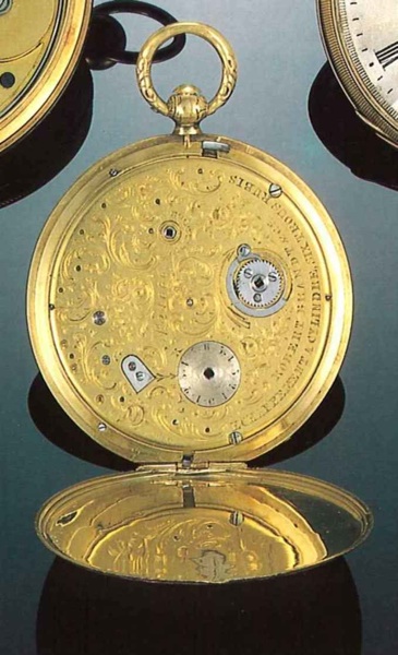 Robert Brandt & Co., No. 24666.Chaux-de-Fonds), Swiss, circa 1840..Fine extra slim, 18 ct. gold watch with Bagnolet.caliber.