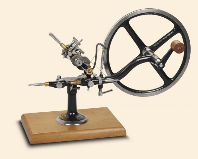 Sandoz Fils & Co, La Chaux-de-Fonds & Bienne, nne, circa 1930. Fine brass and steel rounding-up tool.