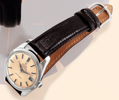 Seamaster Omega, Seamaster, Automatic, Chronometer, Officially Certified, Ref. 168024. Made in the 1970s. Fine, center-seconds, self-winding, water-resistant, stainless steel gentleman's wristwatch with date.