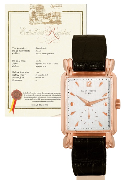 Fluted Teardrop Lugs.Patek Philippe & Cie, Gen