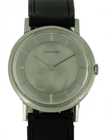 Vendome, Ref. 7531, case No. 67817. Made circa 1960..Fine and thin, stainless steel gentleman