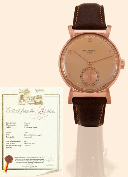 Ref. 1584 Pink.Patek Philippe & Cie, Gen