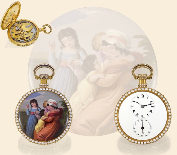 La Bonne Nourrice.Piguet & Meylan, No. 3644, the case by Fr