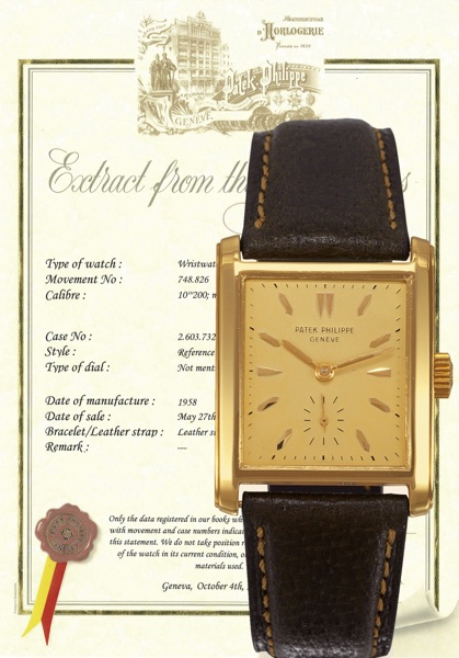 Yellow Gold Ref. 2530/1.Patek Philippe & Cie, Gen