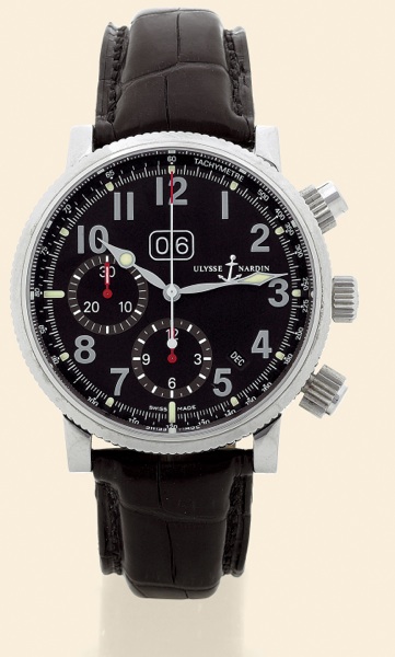 Stainless Steel.Marine Chronograph.Ulysse Nardin.Le Locle & Gen