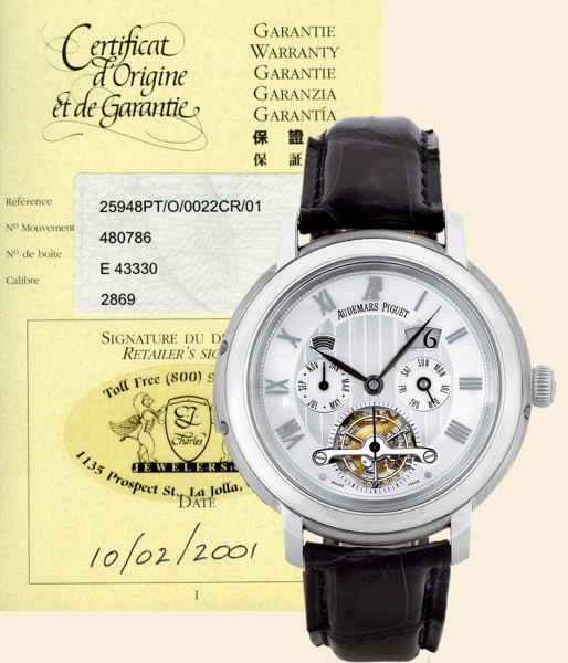 Cabinet Watch No. 2.Audemars Piguet, Gen