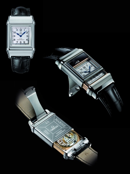 1932 MARINE UNIQUE MASTERPIECE Omega, 1932 Marine, No. 1, Ref. BM 115.2105. Made in 2006 especially for the.Omegamania auction..Very fine and unique, square 18K white and pink gold water-resistant gentleman's.wristwatch with co-axial escapement. This watc