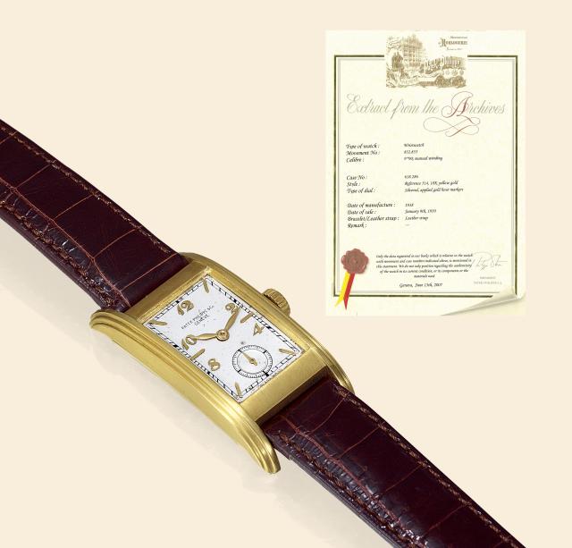 Ref. 514, Yellow Gold Curved.Patek Philippe & Co., Gen