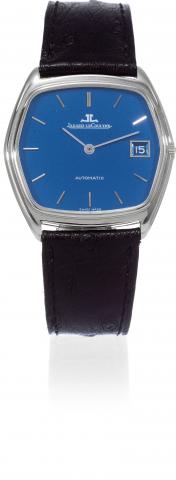 Vogue.Jaeger-LeCoultre, Automatic, case.No. 1512063, Ref. 5000.42. Made in 1978..Fine, self-winding, water-resistant, stainless.steel wristwatch with date..To be sold without reserve